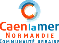 Logo caen la mer communauté urbaine